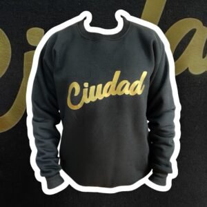 BUZO FRIZADO NEGRO